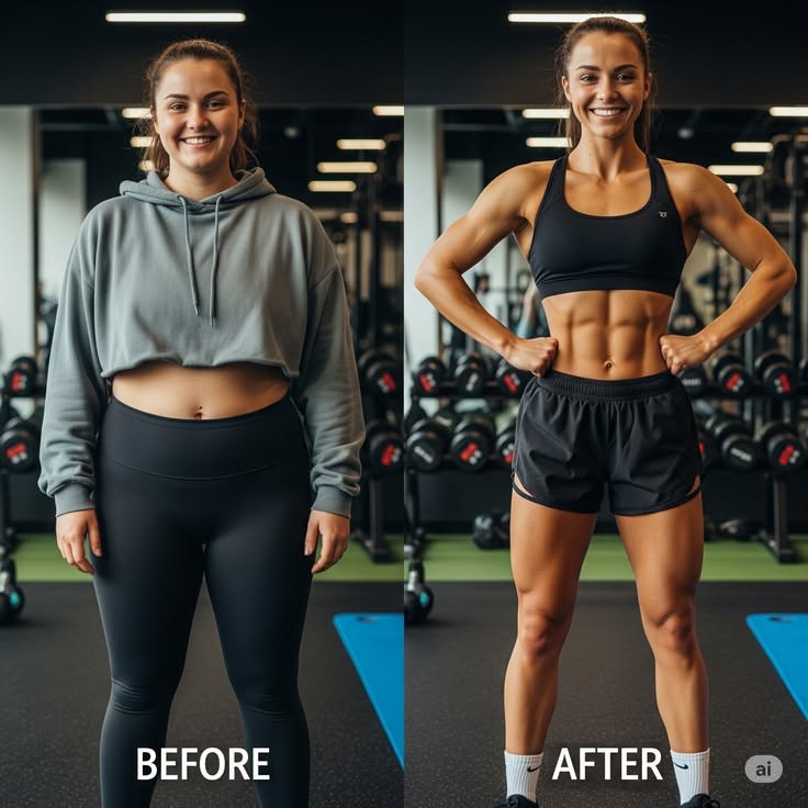 Priya R. before and after transformation